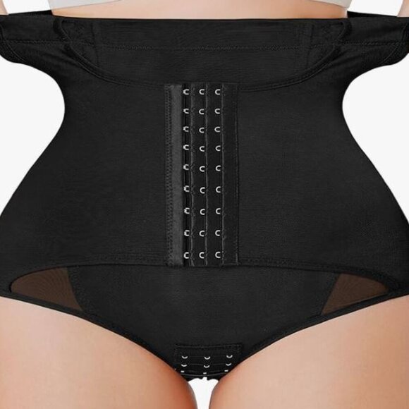 NEW Meryosz Waist Trainer Mesh Shaper Corset Black Adjustable Stretch - Picture 5 of 6
